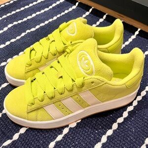 Women’s Flash Lime Adidas Campus 00’s size 8.5
